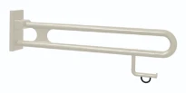 Normbau Verso Care Barre d'appui rabattable vario, amovible, 900 mm, avec platine, PRH, Blanc 019