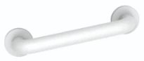 Normbau Nylon Care Poignée de maintien, a = 400 mm, Antibac, Blanc 019