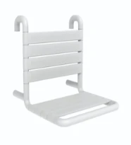 Normbau Nylon Care Siège de douche à suspendre, 380 x 515 x c, Gris foncé 018