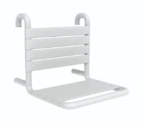 Normbau Nylon Care Siège de douche à suspendre, 480 x 515 x 450 mm, Antibac, Blanc 019