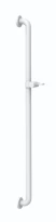 Normbau Nylon Care Barre avec support de douchette, a = 600 mm, Antibac, Blanc 019