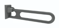 Normbau Nylon Care Barre d'appui rabattable NY.447.075, L = 900 mm, Antibac, Blanc 019