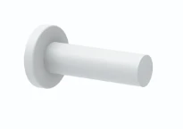 Normbau Nylon Care Porte-rouleau de réserve, NY.ERH 81, L = 126 mm, Antibac, Blanc 019