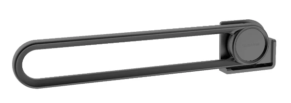 Normbau Cavere ,Opklapbare muursteun, laterale bevestiging 7447224, rechts, L = 725 mm, Carbon zwart 091