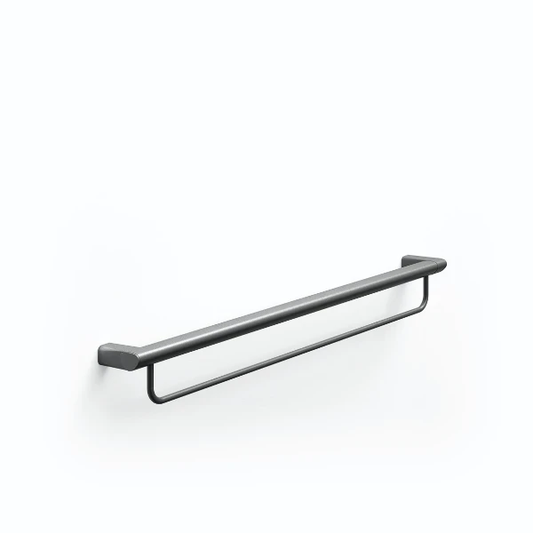 Normbau Cavere Poignée de maintien avec porte-serviette intégré 7453180, Noir carbone 091