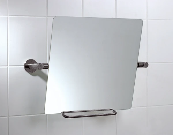 Normbau Kantelbare spiegel, 590 x 500 mm, Cavere® zilver-metallic 096