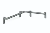 Normbau Cavere Main courante de maintien 7484045, 450 x 750 mm, à gauche, Cavere® anthracite métallisé 095