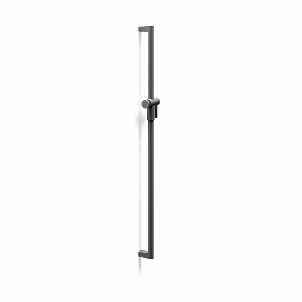 Normbau Cavere Barre avec support de douchette 7488119, a = 1190 mm, Cavere® argent métallisé 096