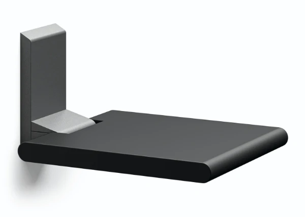 Normbau Cavere Opklapbaar douchezitje 7844381 vario, op te hangen, met grondplaat, Cavere® antraciet-metallic 095