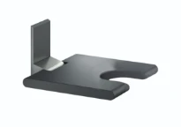 Normbau Cavere Siège de douche rabattable 7844456 vario, amovible, avec platine de fixation, Cavere® anthracite métallisé 095
