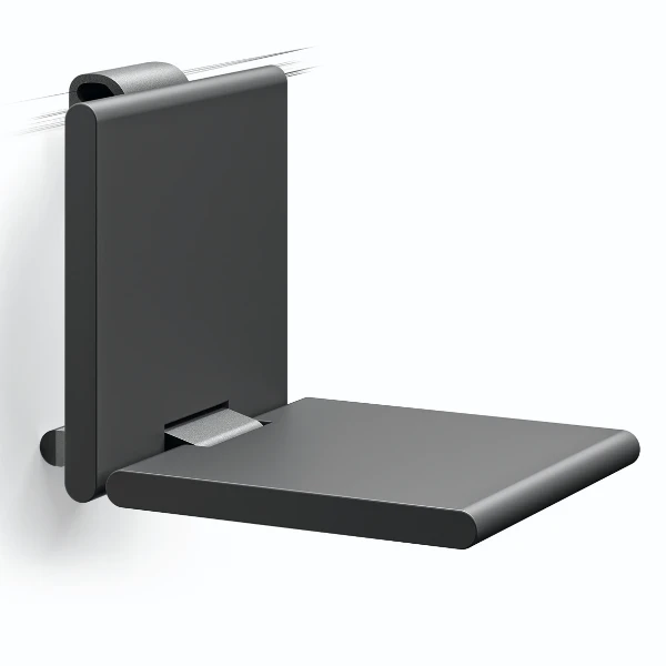 Normbau Cavere Siège de douche à suspendre 7847450, Noir carbone 091