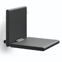 Normbau Cavere Siège de douche à suspendre, 450 x 563 x 340 mm, Cavere® anthracite métallisé 095