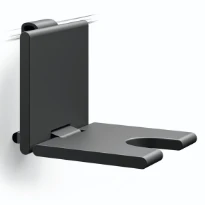 Normbau Cavere Siège de douche à suspendre 7847455, avec découpe ergonomique, Noir carbone 091