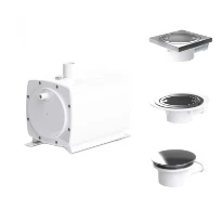 POMPE ASPIRANTE SANIFLOOR tuile pour évacuation douche + sifon pvc tuile