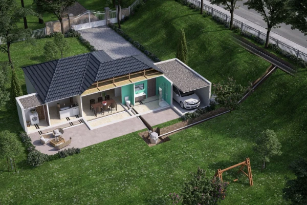 SFA SANIFOS 110 1 GR SP S Grond opvoerstation 110 deksel A met enkele pomp 230 V