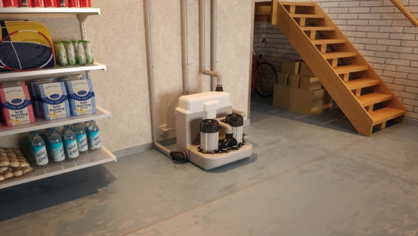 SFA SANICOM 22020 Opvoerinstallatie grijs water dubbele pomp