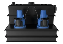 SFA SANICUBIC 2 SC4.0 T Opvoerinstallatie single channel dubbele pomp 4,0 400 V