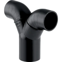 Geberit PE té raccord-Y 90° 75x56x56 mm