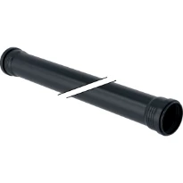 TUYAU GEBERIT SILENT-PRO 50 CM - 50 noir pp avec 2 manchons