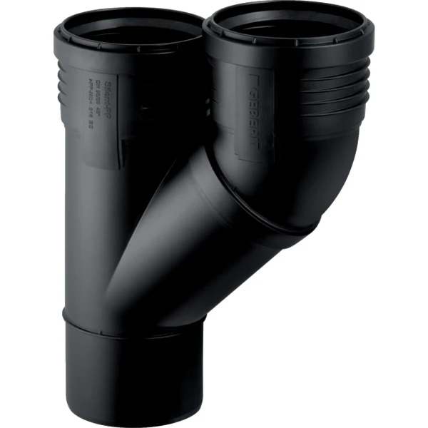 Geberit Silent-PP té parallele MFF 90 x 90 x 90 mm