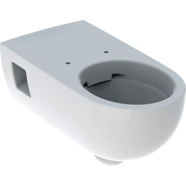 Geberit Renova WC suspendu à fond creux Rimfree 700 mm - grande saillie - forme semi-fermée - Blanc