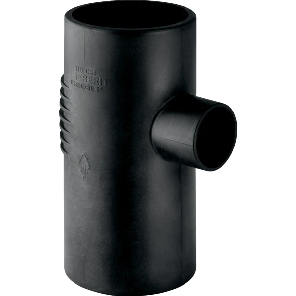 TE GEBERIT SILENT 63 MM X 56 MM noir pe 88,5 degr db20