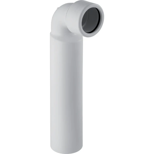 Geberit aansluitbocht 90° schroefkoppeling reductie 50 mm  x  40 mm alpenwit