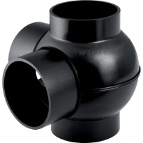 Geberit PE raccord à bille 90° 2x63 mm