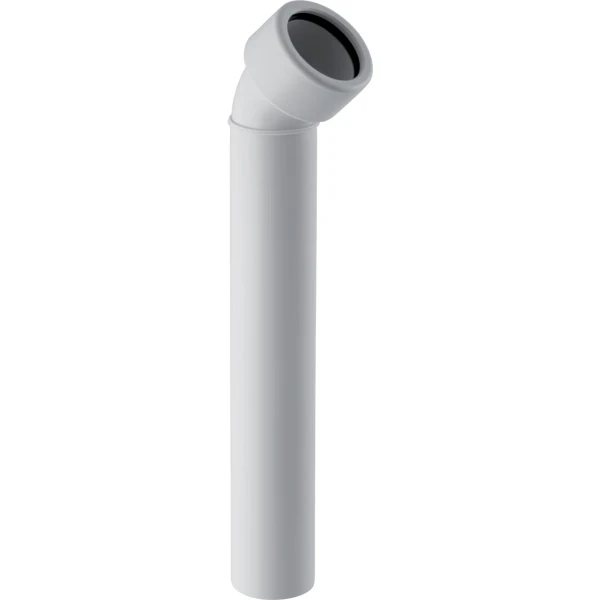 Geberit bocht 45° pp 25  cm 40 mm wit