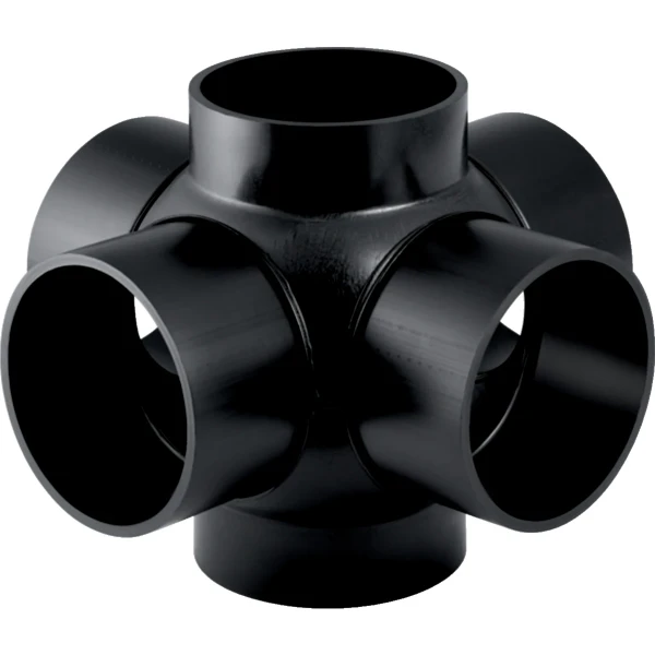 Geberit PE kogel T-stuk 4-dlg 88 5°/90° 63 mm
