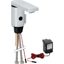 Geberit Type 186 wastafelkraan met mengventiel/hendel net chroom