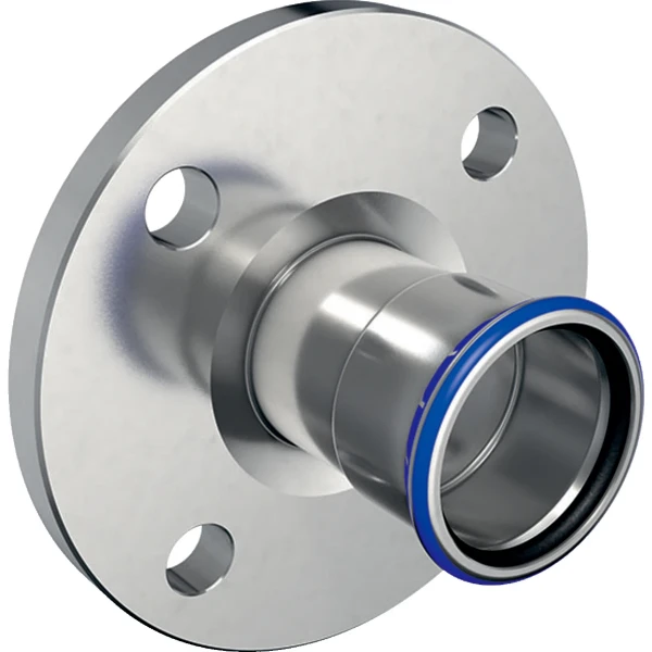 Geberit Mapress RVS siliconenvrij flens met persmof PN 10/16 DN15 x 15 mm