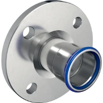 Geberit Mapress RVS FKM flens met persmof PN 10/16 DN50 x 54 mm
