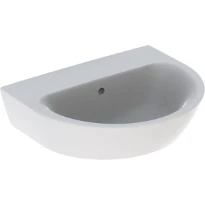Geberit Renova lavabo 550 x 450 mm - blanc - sans trou de robinet - avec trop-plein