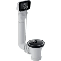 Geberit aansluitstuk spoelbak overloopbuis stop afvoerplug G6/4" alpenwit