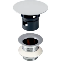 Geberit afvoerventiel met vrije uitloop L8 cm chroom