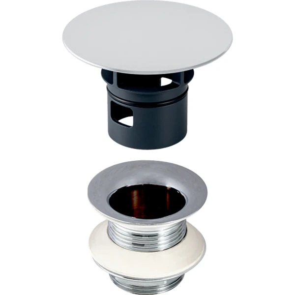 Geberit afvoerventiel met vrije uitloop L8 cm chroom