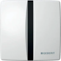 Geberit urinoirsturing elektro afdekplaat zink batterij alpenwit
