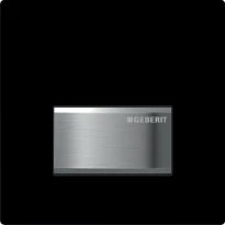 GEBERIT HyTouch Sigma50 handdrukknop v UR pneum KS  gitzwart RAL 9005