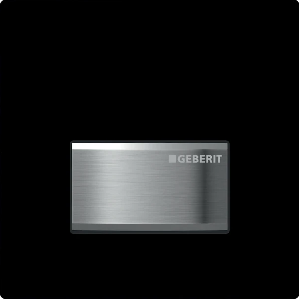 GEBERIT HyTouch Sigma50 handdrukknop v UR pneum KS  gitzwart RAL 9005