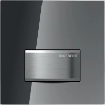 GEBERIT HyTouch Sigma50 handdrukknop v UR pneum metaal  spiegelend rookglas
