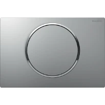 Geberit Sigma10 plaque de commande easy-to-clean coating matchromé laqué/chromé brillant plastique 1 touche