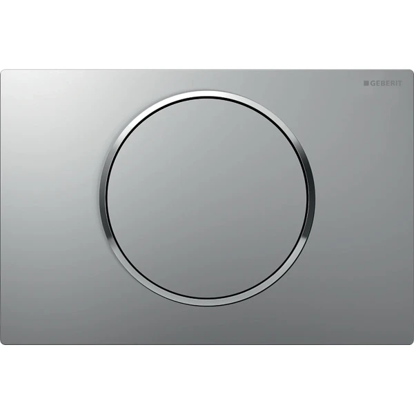 Geberit Sigma10 plaque de commande easy-to-clean coating matchromé laqué/chromé brillant plastique 1 touche