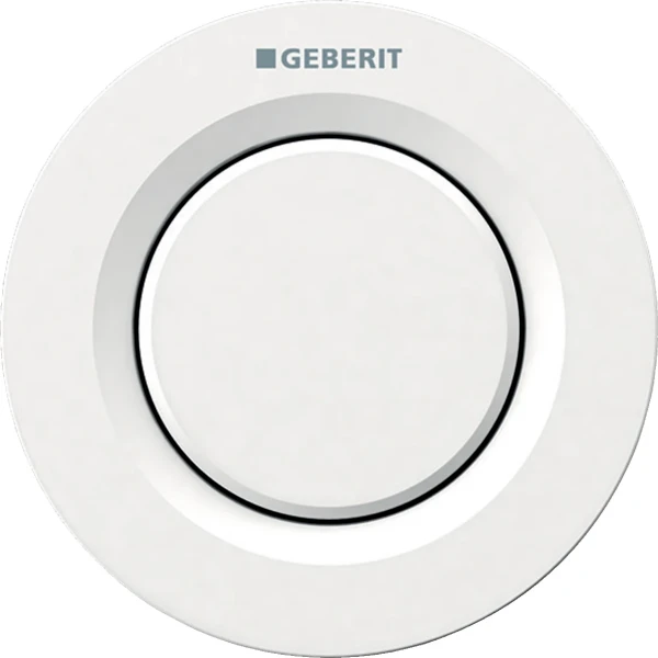 Geberit Type 01 bediening op afstand pneumatisch 1spoeling inbouwdrukker alpenwit
