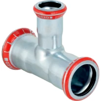 Geberit Mapress C-acier zingué té réduit FFF 28 x 22 x 28 mm