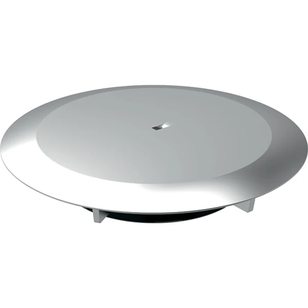 Geberit afdekplaatje, voor douchesifon chroom mat diam 90mm, waterslot 30/50mm