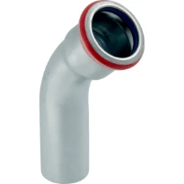 Geberit Mapress C-staal FKM inschuif bocht 45° MF 15 x 15 mm