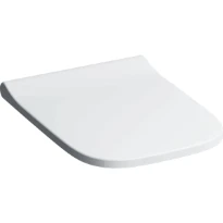 Geberit Smyle Square Slim siège des toilettes - blanc - fixation par haut - Wrap over