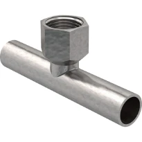 Geberit Mapress C-acier zingué té réduit femelle MFM 35 x 1/2 F x 35 mm