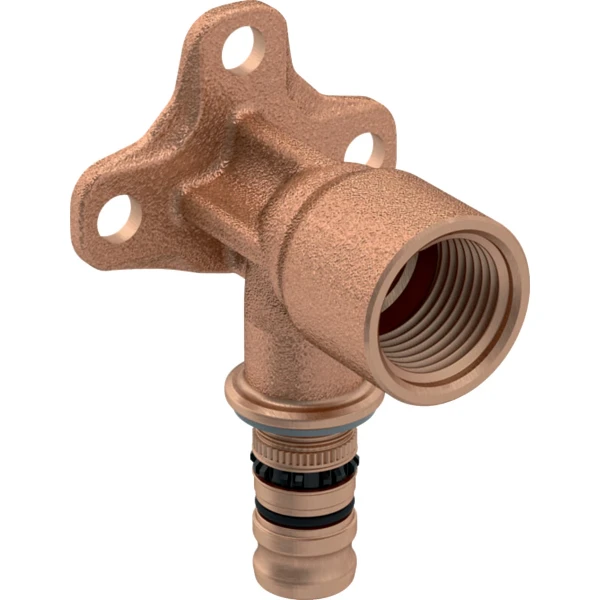 Geberit Mepla muurplaat 36 mm 90° FF 16 x 1/2 F